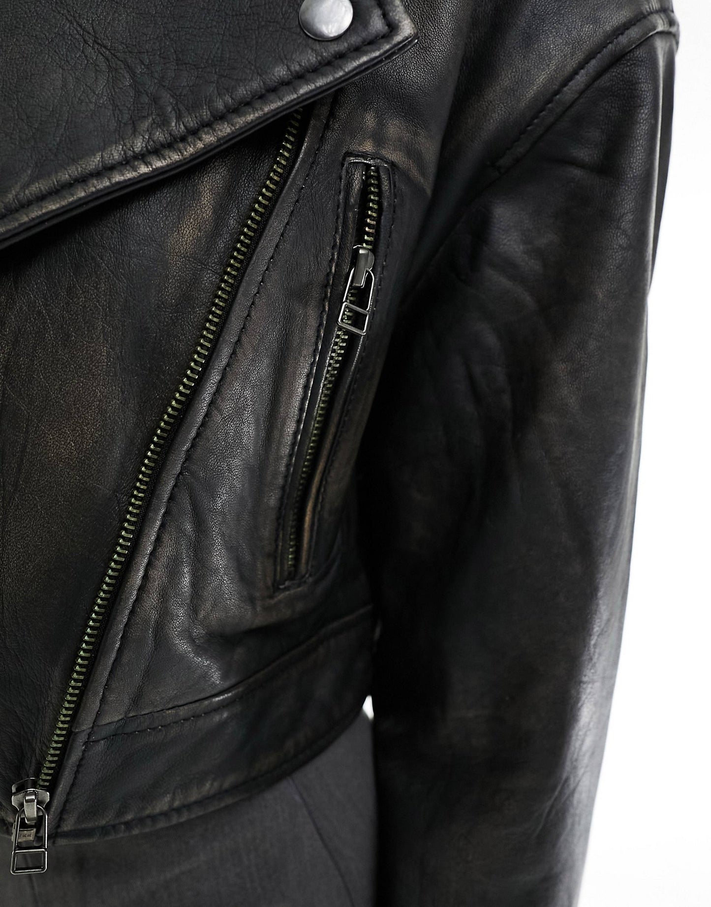 OnyxRide - Faux Leather Biker Jacket