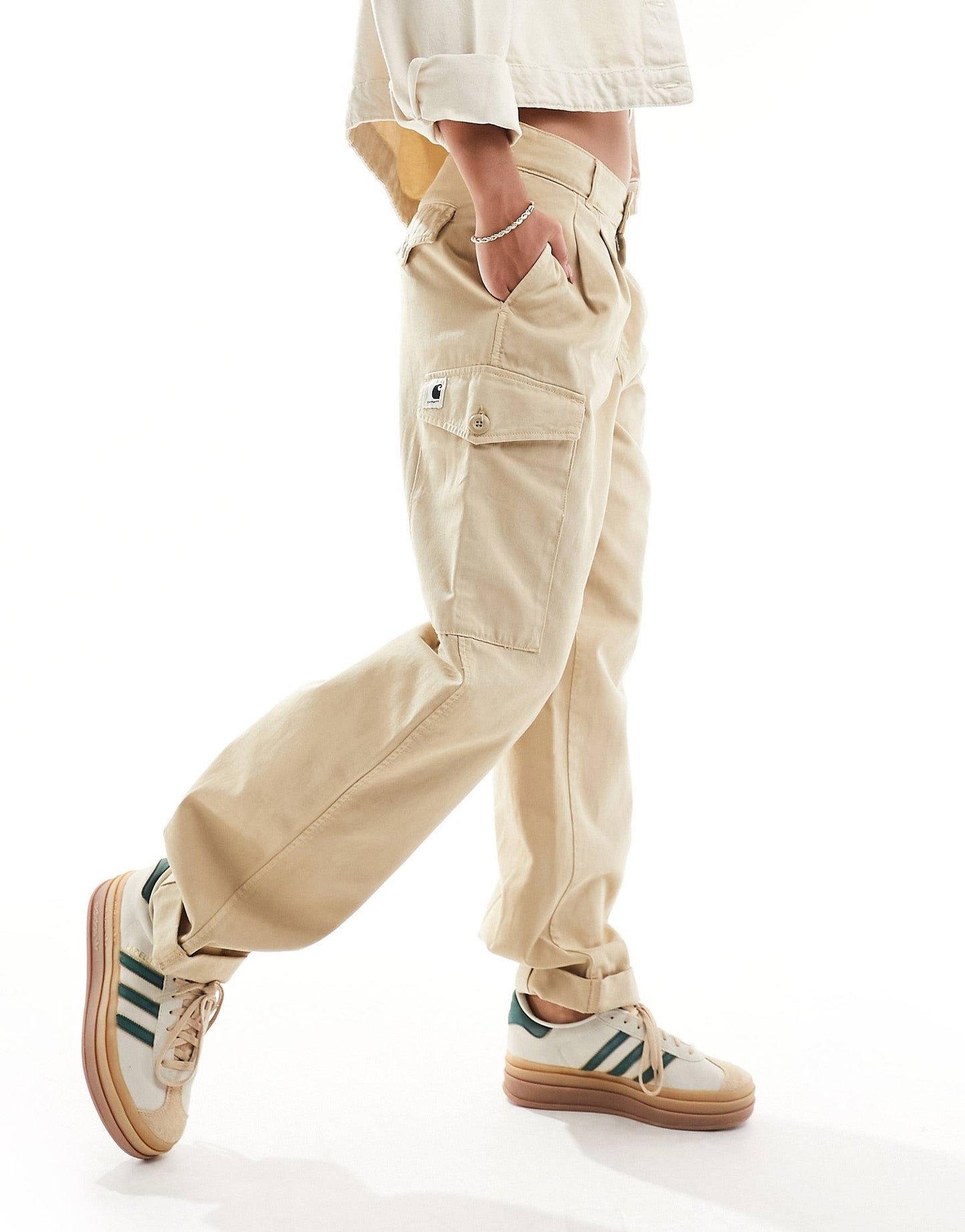 👖 Urban Rover - Beige Cargo Trousers